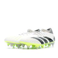 Chaussures de footl Blanc/Vert Homme Predator Accuracy.3 SG vue 6