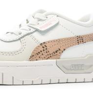 Baskets Blanches/Rose Fille PUMA Cali Dream Snake vue 7