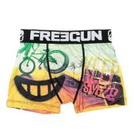 Boxer Noir/Blanc à Imprimés Garçon Freegun Smi pas cher