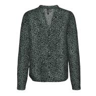 Blouse Verte/Noir Femme Vero Moda Merve