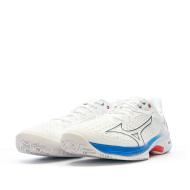 Chaussures de tennis Blanc/Bleu Homme Mizuno Wave Exceed vue 6