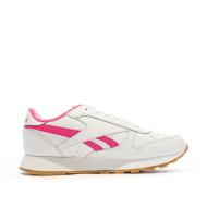 Baskets Blanche/Rose Femme Reebok Classic Lthr 100034123 vue 2