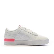 Baskets Blanc/Rose Fille Puma Jada vue 2