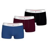 X3 Boxers Noir/Violet/Bleu Homme Tommy Hilfiger UM0UM02761 pas cher