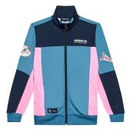 Veste de survêtement Bleu/Rose Garçon Adidas HK9784 pas cher