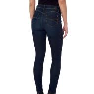 Jean Slim Bleu Brut Femme Kaporal Flore vue 2