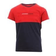 T-shirt Rouge/Marine Garçon Teddy Smith Gordon