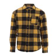 Chemise à Carreaux Vichy Jaune Garçon Jack and Jones pas cher