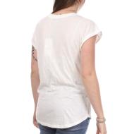 T-shirt Blanc Femme Teddy Smith Toby vue 2