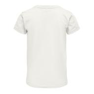 T-shirt Écru Fille Kids ONLY Kogwendy vue 2