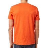 T-shirt Orange Homme DieselDiegos vue 2