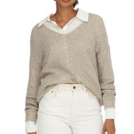 Pull Gris femme Jacqueline de Yong MEGAN