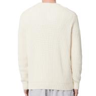 Pull Blanc Homme Lacoste Tricot AH0255 vue 2