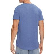 T-shirt Bleu Homme Tommy Hilfiger Xslim Jaspe vue 2