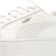 Baskets Blanches/Rose Femme Puma Karmen vue 7