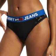 String Noir/Bleu Femme Tommy Hilfiger UW0UW03539 pas cher