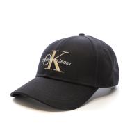 Casquette Noire Homme Calvin Klein Jeans Monogram pas cher