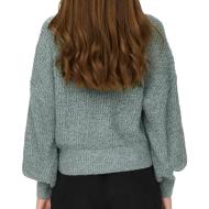 Pull Vert Femme JDY Megan Cowl Neck vue 2