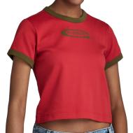 T-shirt Rouge Femme G-Star Raw Ringer Baby