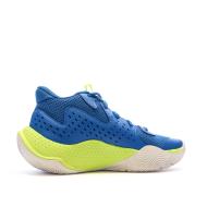 Chaussures de Basketball Bleu/Vert Mixte Under Armour Jet 23 vue 2