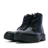 Boots en Cuir Noir Femme Levi's Bria vue 6