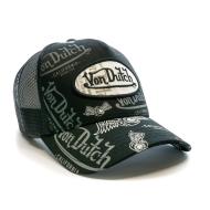 Casquette Noir Homme Von Dutch Grafitti vue 2