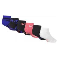 X6 Paires de Chaussettes Noir/Rose Fille Nike Nike Show vue 2