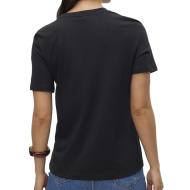 T-shirt Noir Femme Vero Moda Paulina vue 2