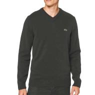 Pull Gris Homme Lacoste Tricot AH1952 pas cher