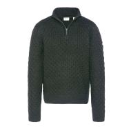 Pull Gris Homme Schott Zip CIRCLE