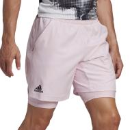 Short Rose Homme Adidas 2 en 1 HG6419 pas cher