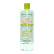 Eau Micellaire Démaquillante Peaux Mixtes à Grasses EVOLUDERM  500 ml