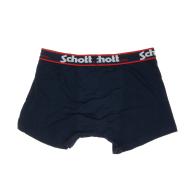 Boxer Marine Homme Schott Joe vue 2