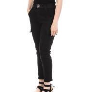 Jean Cargo Noir Femme My Tinas 191A pas cher