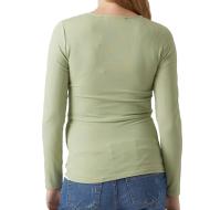 T-Shirt de Grossesse Vert Femme Vero Moda Marternity Fake vue 2