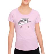 T-shirt Rose Fille Nike Scoop Manga Air pas cher