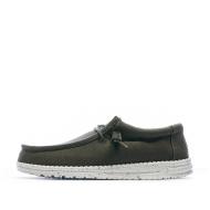 Chaussures Gris Homme Hey Dude Wally Slub Canvas