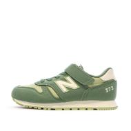 Baskets Vert Garçon New Balance YV373 pas cher