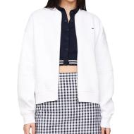 Veste Blanc Femme Tommy Hilfiger Zip Bomber