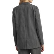 Blazer Gris Femme Pieces Striped vue 2