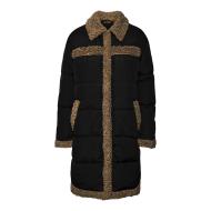 Doudoune Noir Femme Vero Moda Teddy Coat Boos