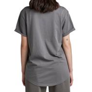 T-shirt Gris Femme G-Star Raw D16902 vue 2