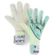 Gants de Foot Vert/Noir Puma Ultra Ultimate 1 pas cher