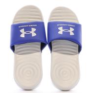 Claquettes Blanches/Bleu Garçon Under Armour Ansa Fix vue 3