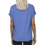 T-shirt Bleu Femme Only Moster vue 2