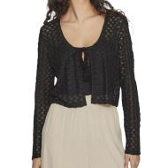 Cardigan Noir Femme Vila Olira