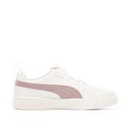 Baskets Blanches/Violet Fille Puma Rickie vue 2