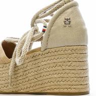 Chaussures compensées Marron Femme Tommy Hilfiger Linen vue 6