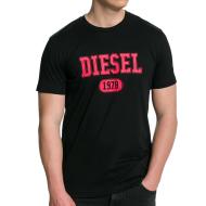 T-shirt Noir Homme Diesel Diegor pas cher