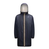 Parka Longue Marine Unisexe K-WAY Le Vrai 3.0 Eiffel Orsetto